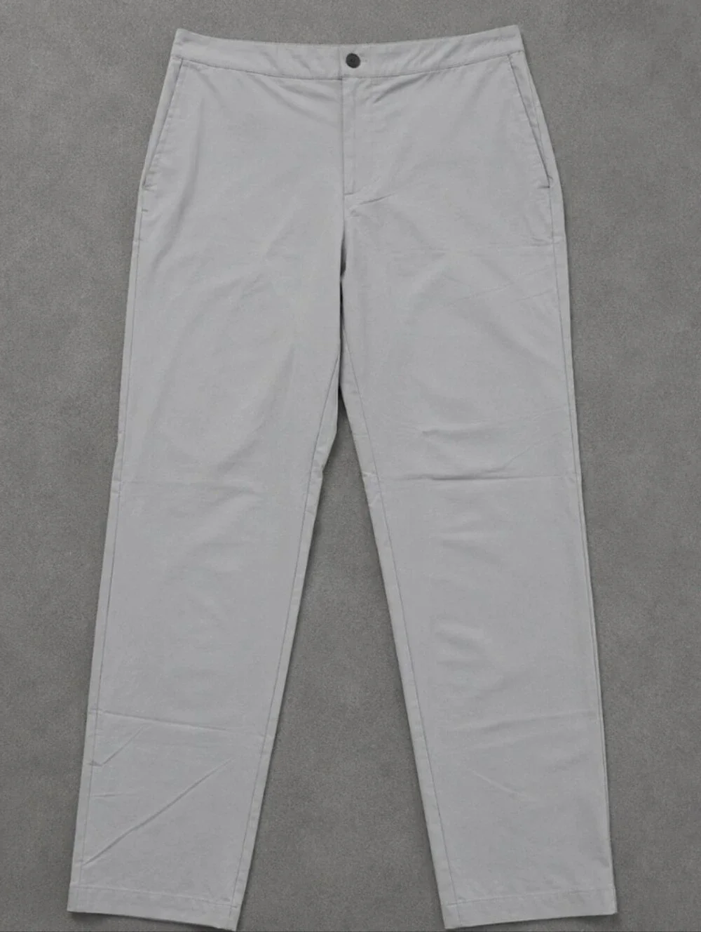 Banana Republic Mens Jogger Pants Gray Size 34 Stretch Chino Athletic Casual